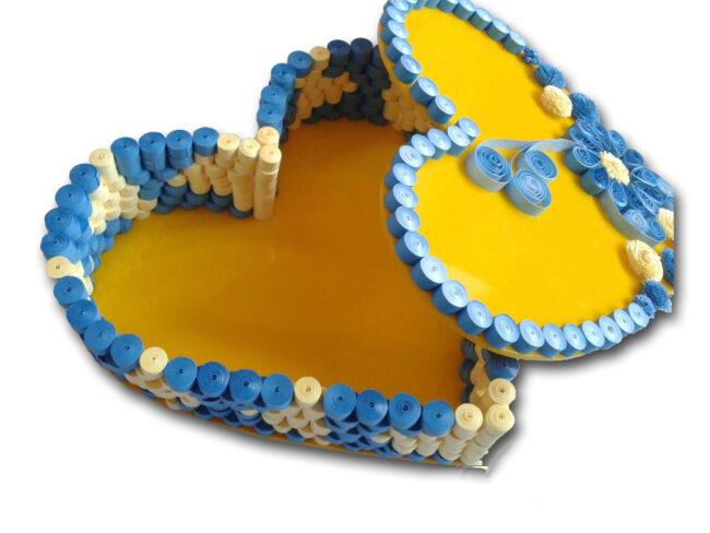 Quilling Multipurpose Heart Box