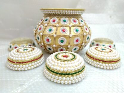 Decorative Steel Kalash Set