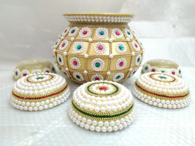 Decorative Steel Kalash Set
