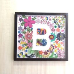 Quilling Alphabet Photo Frame