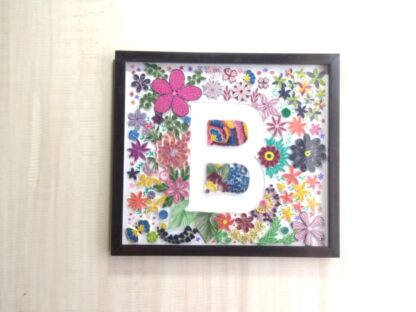 Quilling Alphabet Photo Frame