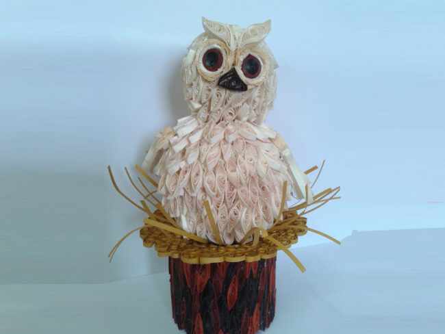 3D Quilling Owl