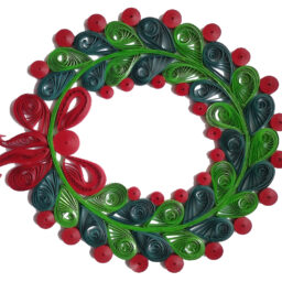 Quilling XMas Decoration Wreath
