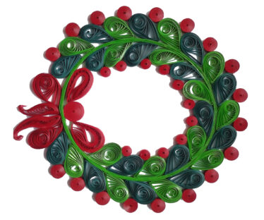 Quilling XMas Decoration Wreath