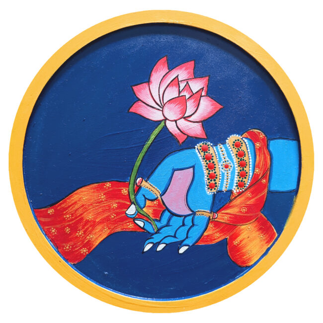 Krishna Abstract Painting